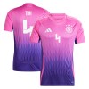 Maillot de Supporter Allemagne Tah 4 Extérieur Euro 2024 Pour Homme